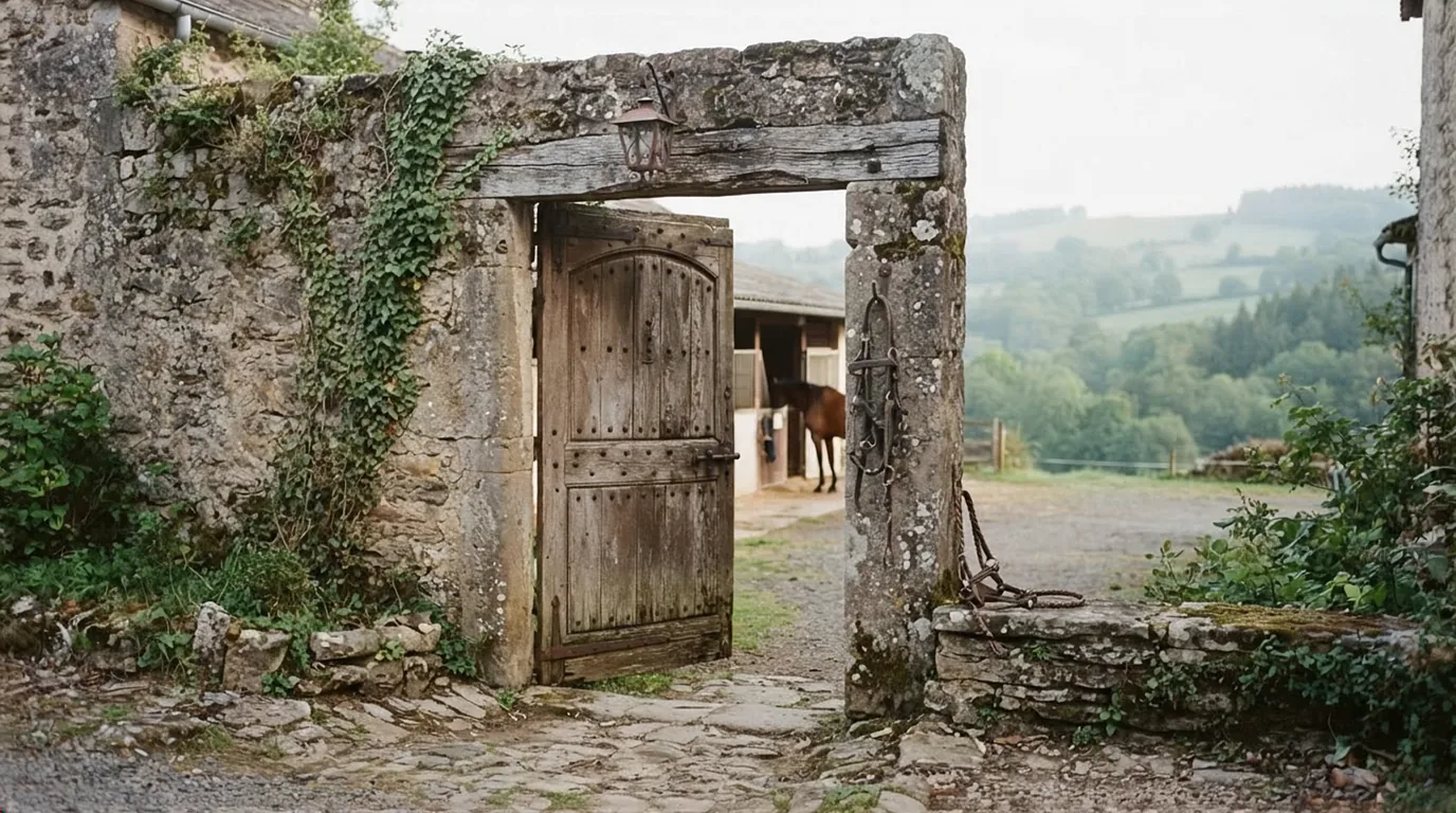 Entrée du Centre équestre La Valade, centre équestre à Cublac